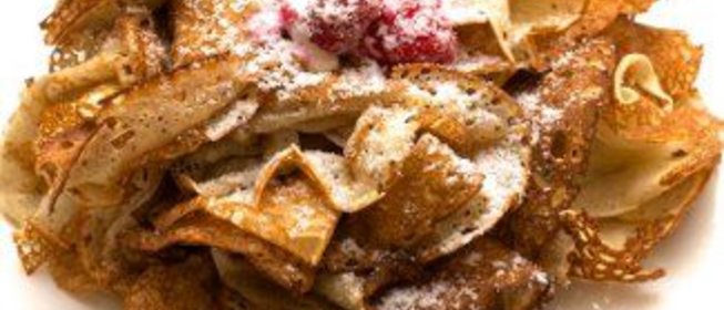 Ажурные тонкие блины