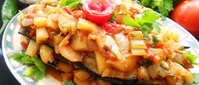 Аджапсандали (грузинское овощное рагу)