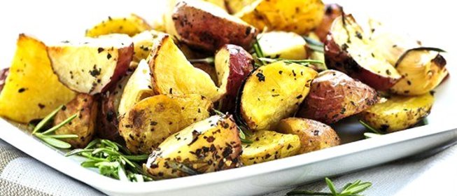 Жареный картофель с оливками и лимоном по‑мароккански