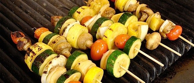 Канапе из овощей гриль