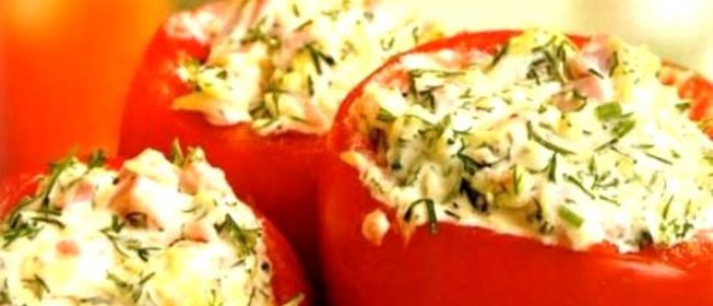 Помидоры с майонезом