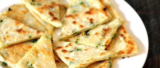 Блины с луком