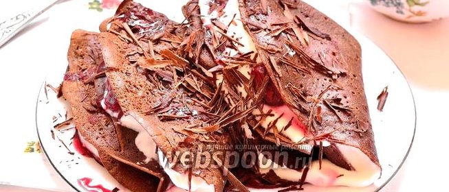 Шоколадные блины «Чёрный лес»