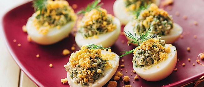 Фаршированные яйца