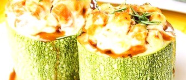 Цукини с креветками