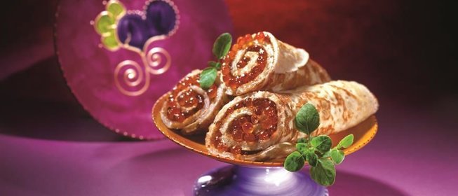 Блины с икрой