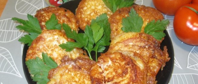 Помидоры в сырном кляре