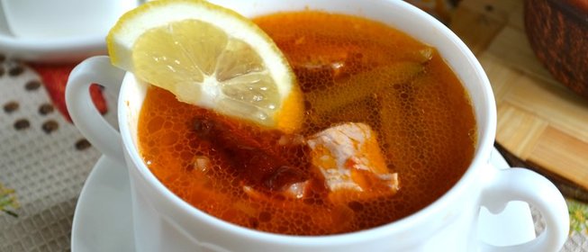 Солянка с мясом