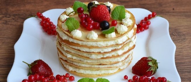 Блинница с крем-кашей.