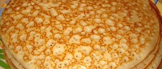 Блины рецепт классический на дрожжах