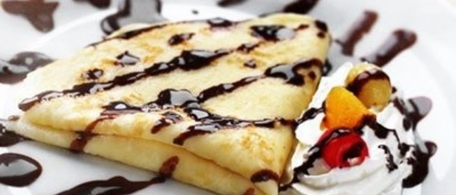 Блинчики с творогом на молоке