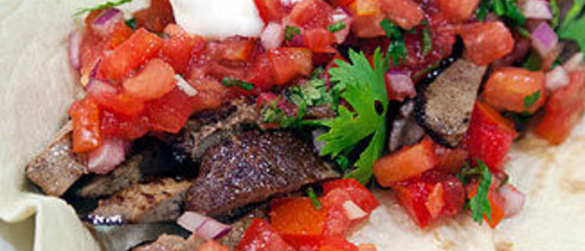 Легкий буррито из печени кролика и натурального йогурта