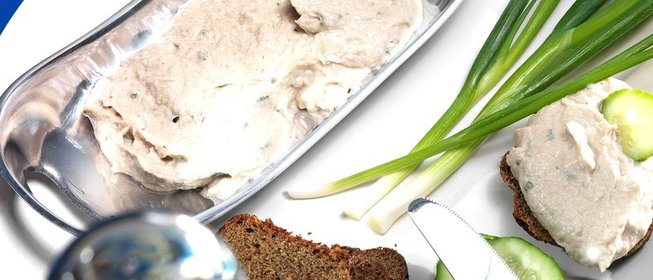 Паштет из копченой скумбрии