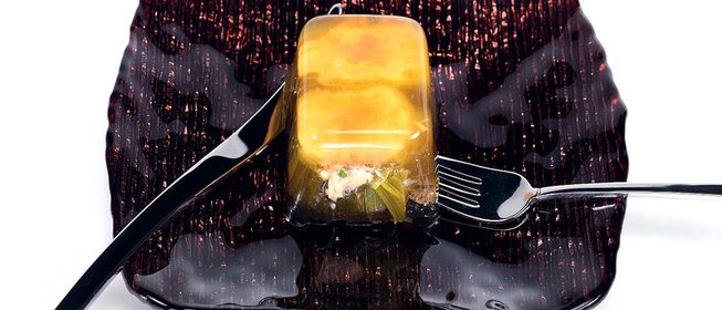 Галантин из лосося и порея