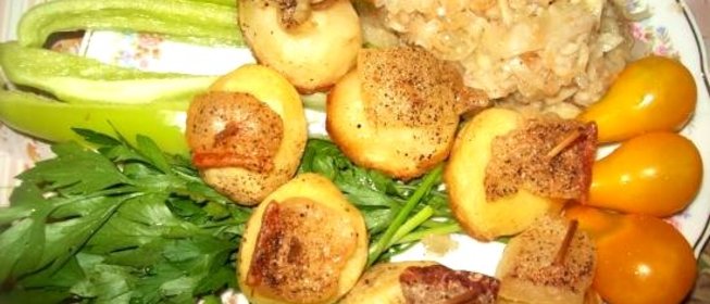 Картофель в духовке с салом