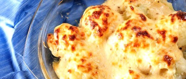 Жареная цветная капуста с бальзамическим уксусом и пармезаном