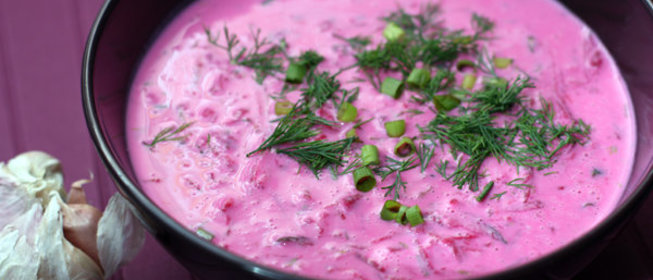 Свекольник на кефире
