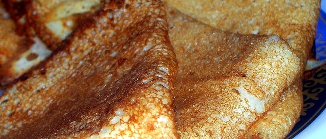 Блины на кефире по‑королевски