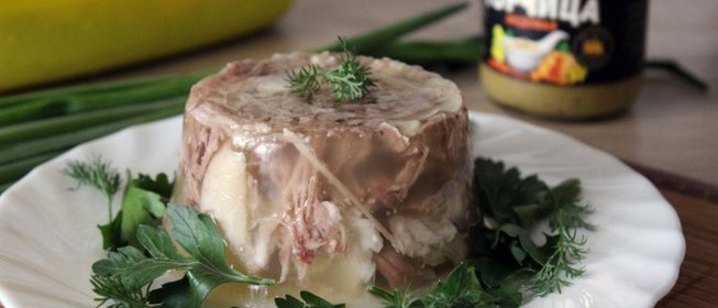 Холодец из свинины и индейки
