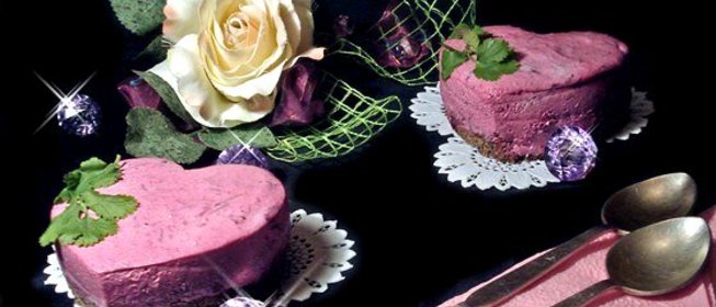 Свекольный чизкейк с сельдью