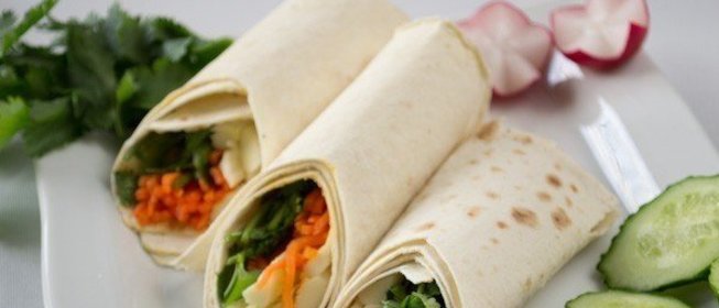 Лаваш с кальмарами