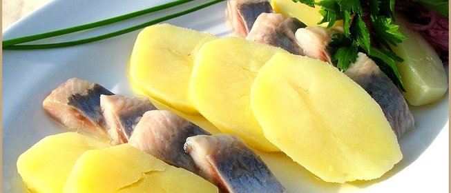 Селедка с картошкой