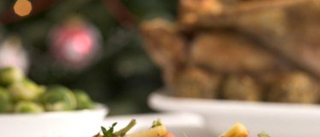 Печеная морковь и пастернак с тимьяном