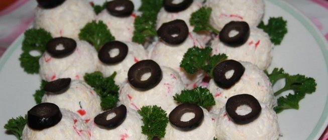 Хеллоуинская закуска Вырви глаз