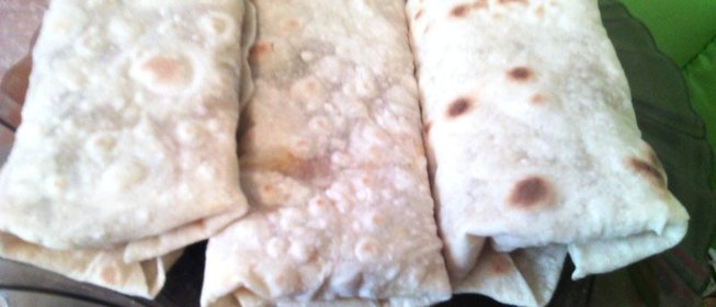 Буррито с мясом и картофелем