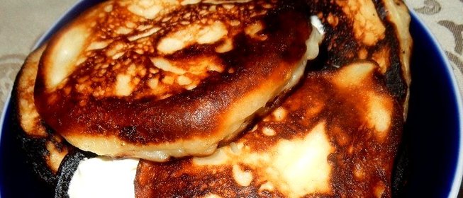 Оладьи с творогом