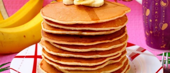 Банановые панкейки