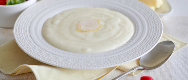 Манная каша на соевом молоке