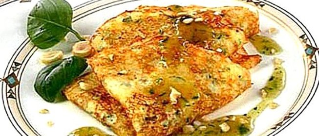 Блинчики с зеленым луком
