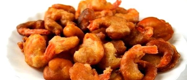 Морепродукты в кляре