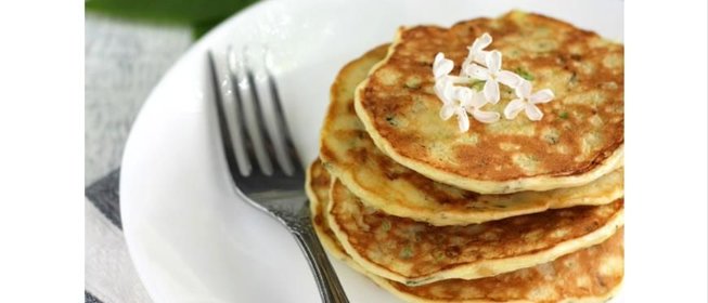 Оладьи из цукини с фетой и травами