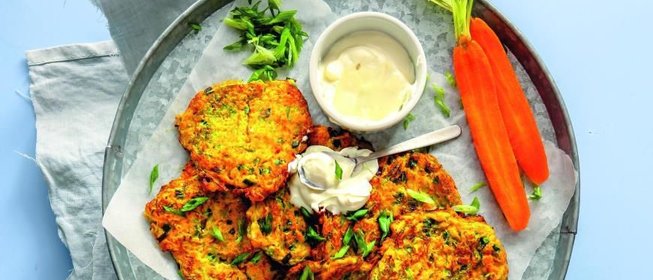 Овощные оладьи