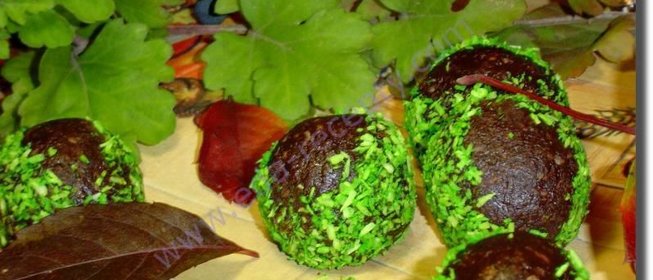 Шоколадные конфеты Каштаны за 20 минут