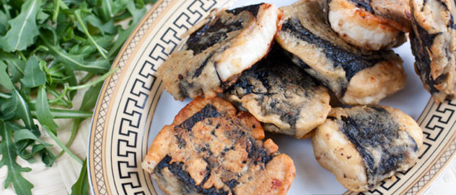 Жареный сыр в нори