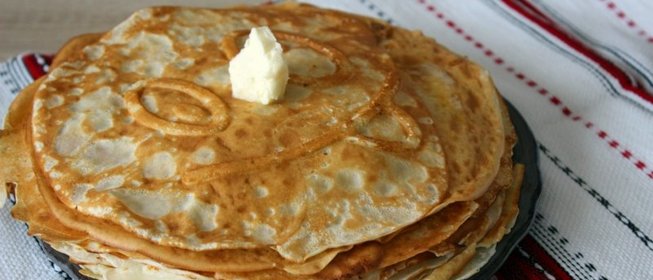 Сладкие блинчики на кислом молоке
