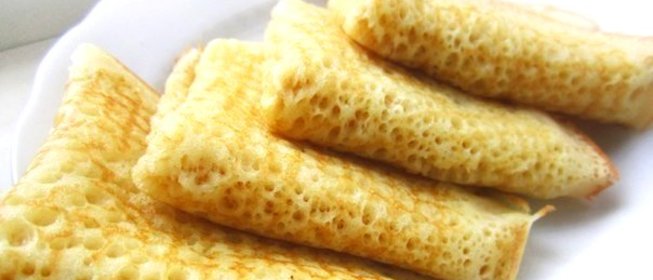 Заварные блины на кефире и кипятке