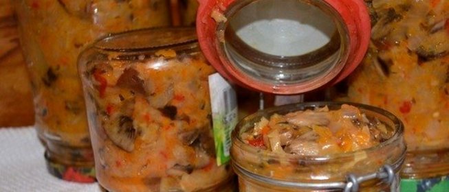 Солянка из квашеной капусты с грибами на зиму