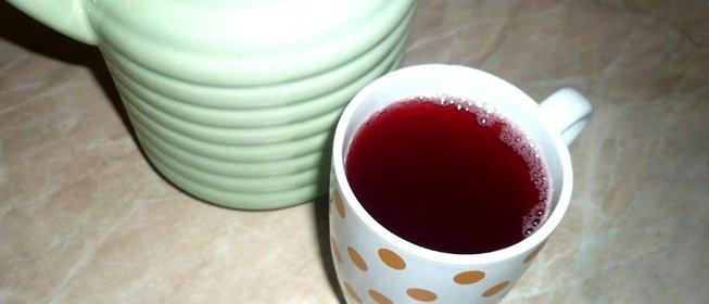 Вишнево-яблочный компот из заготовок