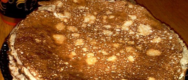 Блины с гречкой