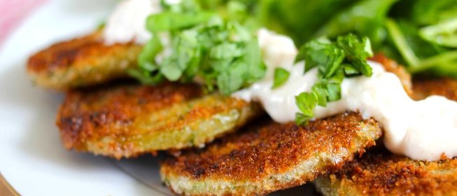 Зеленые помидоры в кляре