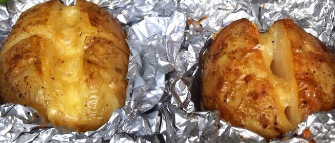 Печеная картошка в духовке