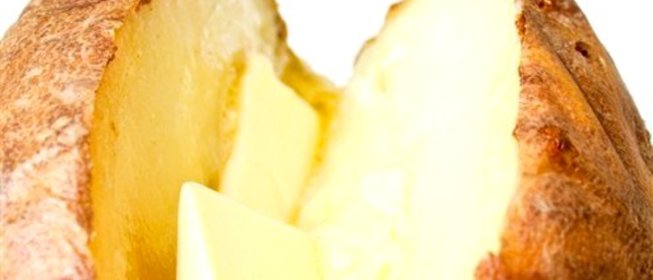 Запеченный картофель с морской солью