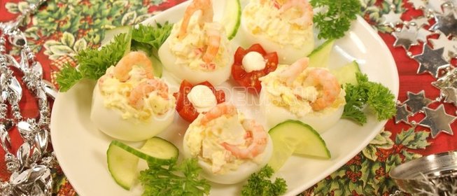 Закуска «Фаршированные яйца»