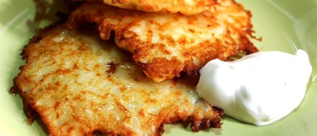 Вкусные картофельные драники