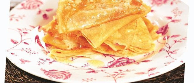 Блины кружевные в пенке