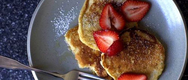 Оладьи из овсяных хлопьев